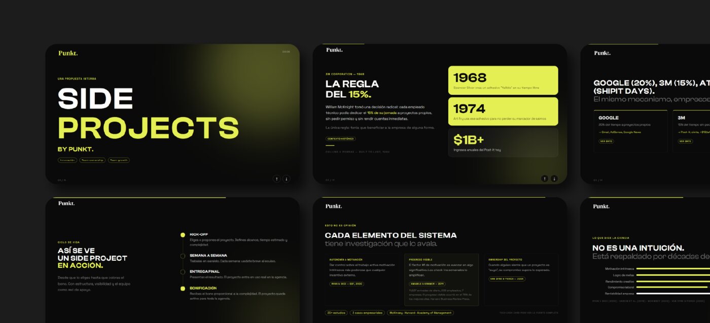 Landing Side Projects Punkt