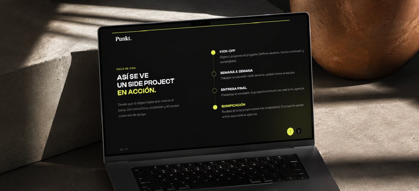 Landing Side Projects Punkt