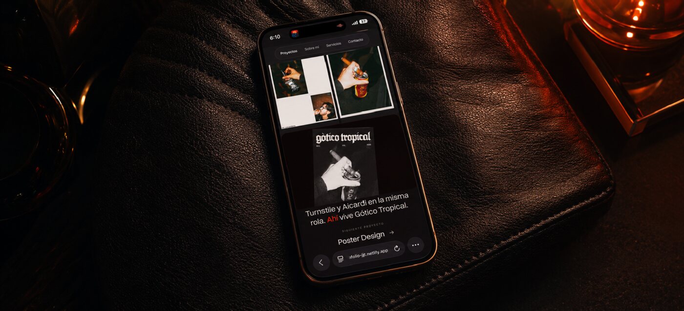 Portafolio web Indiesign