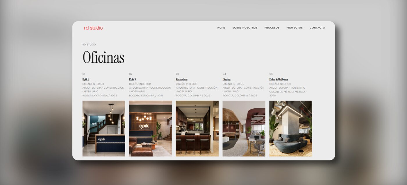 Web design Rd Studio